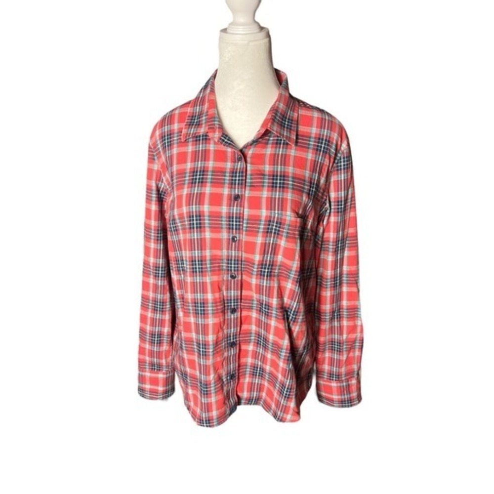 UNTUCKit Women’s Plaid Button-up Size 14 Multi-Color